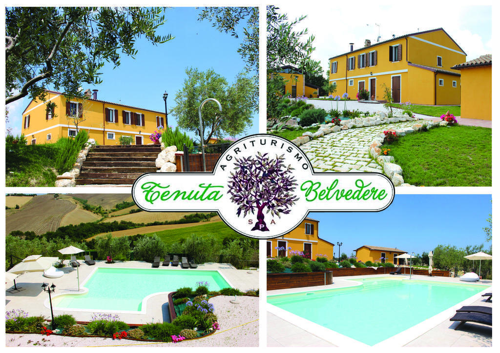 Agriturismo Tenuta Belvedere Villa Belvedere Ostrense ภายนอก รูปภาพ